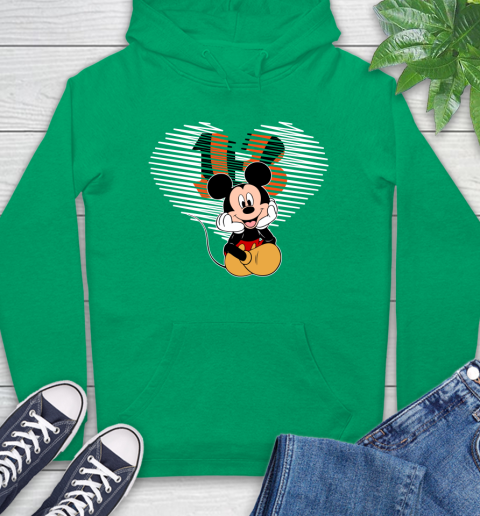 NFL Cincinnati Bengals The Heart Mickey Mouse Disney Football T Shirt_000 Hoodie 8