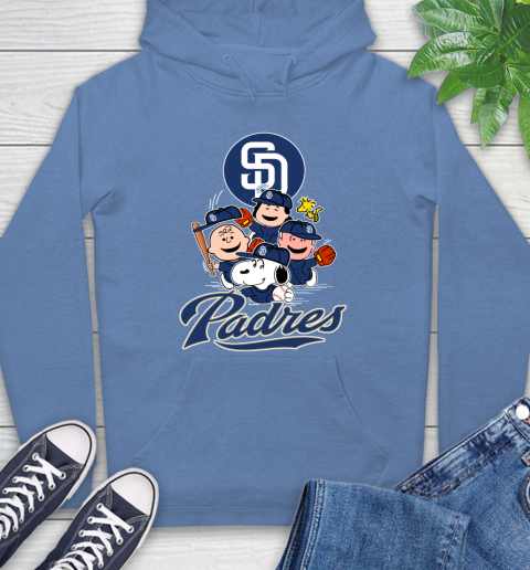 MLB San Diego Padres Snoopy Charlie Brown Woodstock The Peanuts Movie Baseball T Shirt_000 Hoodie 11