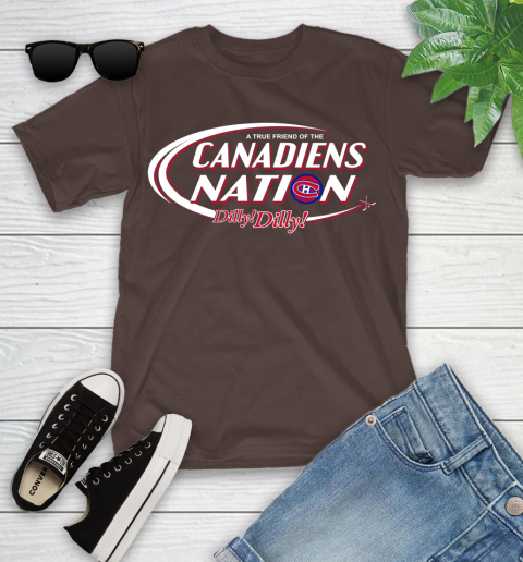NHL A True Friend Of The Montreal Canadiens Dilly Dilly Hockey Sports Youth T-Shirt 7