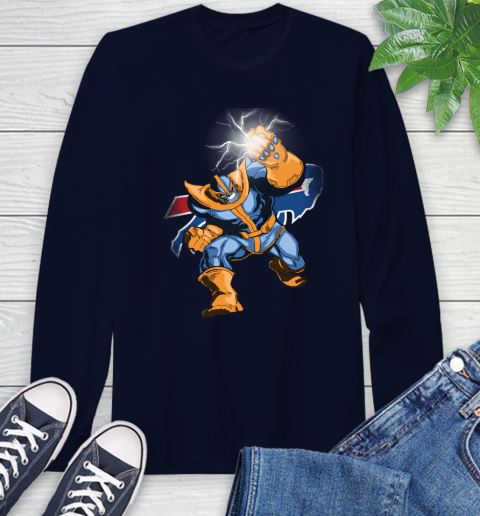 Buffalo Bills NFL Football Thanos Avengers Infinity War Marvel Long Sleeve T-Shirt 3