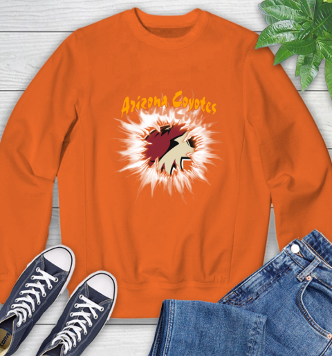 Arizona Coyotes NHL Hockey Adoring Fan Rip Sports Sweatshirt 3