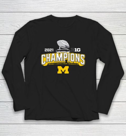 Michigan Big Ten 2021 East Division Champions Long Sleeve T-Shirt