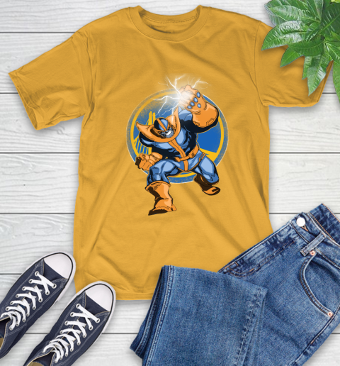 Golden State Warriors NBA Basketball Thanos Avengers Infinity War Marvel T-Shirt 2