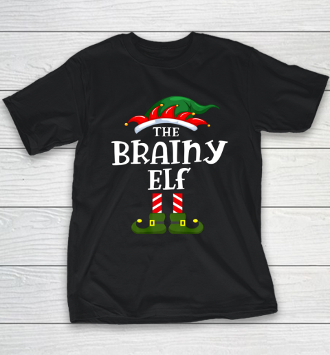 The Brainy ELF Christmas Pajama Family Youth T-Shirt