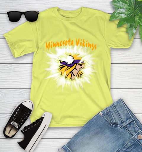 Minnesota Vikings NFL Football Adoring Fan Rip Sports Youth T-Shirt 10