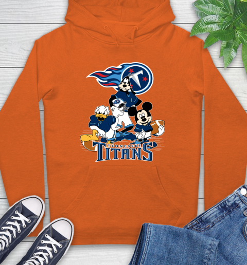 NFL Tennessee Titans Mickey Mouse Donald Duck Goofy Football Shirt Hoodie 4