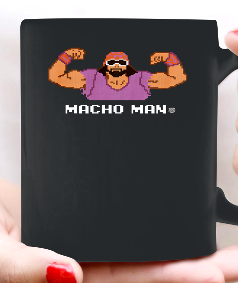 WWE Macho Man 8 Bit Ceramic Mug 11oz 1
