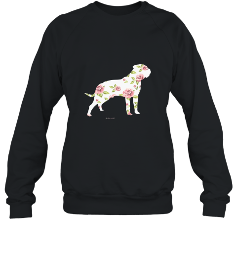 Bullmastiff Roses Shirt. Bullmastiff Dog art gifts AN Sweatshirt