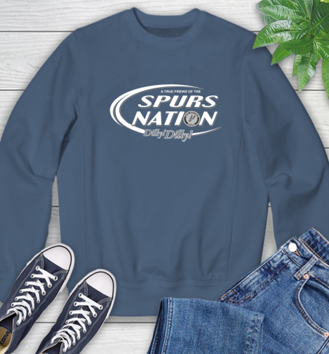NBA A True Friend Of The San Antonio Spurs Dilly Dilly Basketball Sports Sweatshirt 8