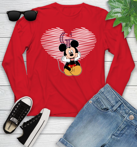 MLB Colorado Rockies The Heart Mickey Mouse Disney Baseball T Shirt_000 Youth Long Sleeve 11