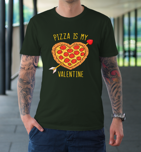 Pizza Is My Valentine Funny Valentines Day T-Shirt 11