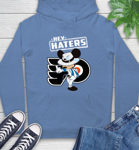 NHL Hey Haters Mickey Hockey Sports Philadelphia Flyers Hoodie 11