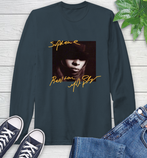 Mary J Blige Long Sleeve T-Shirt 8