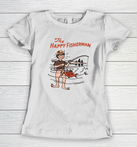 The Happy Fisherman Women's T-Shirt