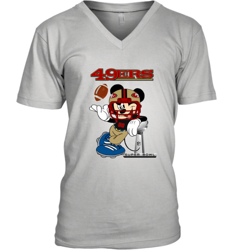 NFL San Francisco 49ers Mickey Mouse Disney Super Bowl Football T Shirt ...