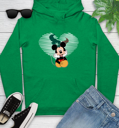 NFL Houston Texans The Heart Mickey Mouse Disney Football T Shirt_000 Youth Hoodie 9