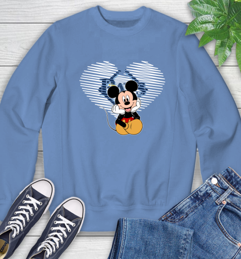 MLB Tampa Bay Rays The Heart Mickey Mouse Disney Baseball T Shirt_000 Sweatshirt 11