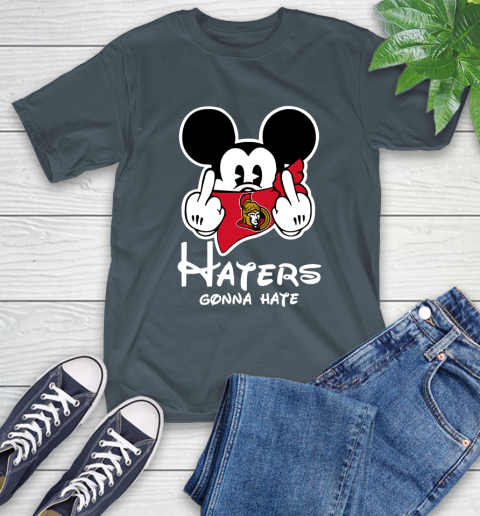 NHL Ottawa Senators Haters Gonna Hate Mickey Mouse Disney Hockey T Shirt T-Shirt 10