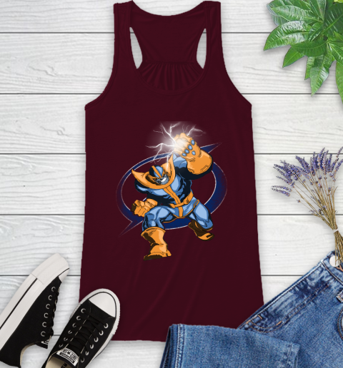 Tampa Bay Lightning NHL Hockey Thanos Avengers Infinity War Marvel Racerback Tank 2