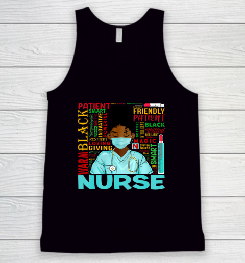 Black Nurse CNA RN 2022 Costume Black History Month Gifts Tank Top