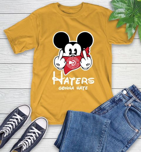 NBA Atlanta Hawks Haters Gonna Hate Mickey Mouse Disney Basketball T Shirt T-Shirt 2