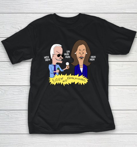 Biden Beavis Shirt Anti Biden and Kamala Harris Youth T-Shirt