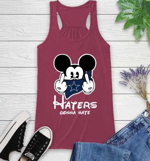NFL Dallas Cowboys Haters Gonna Hate Mickey Mouse Disney Football T Shirt Racerback Tank 7