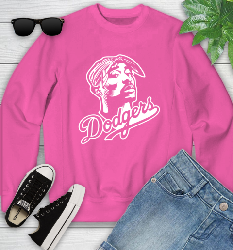 Tupac Dodgers Youth Sweatshirt 6