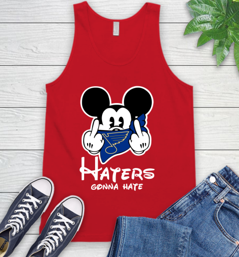 NHL St.Louis Blues Haters Gonna Hate Mickey Mouse Disney Hockey T Shirt Tank Top 5