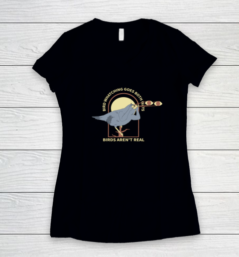 Birds Aren't Real Women's V-Neck T-Shirt