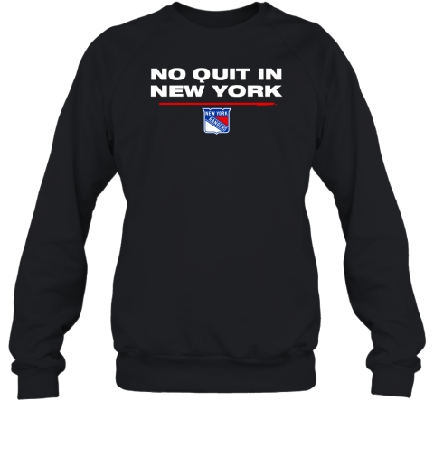 Fanatics Rangers No Quit in New York Sweatshirt
