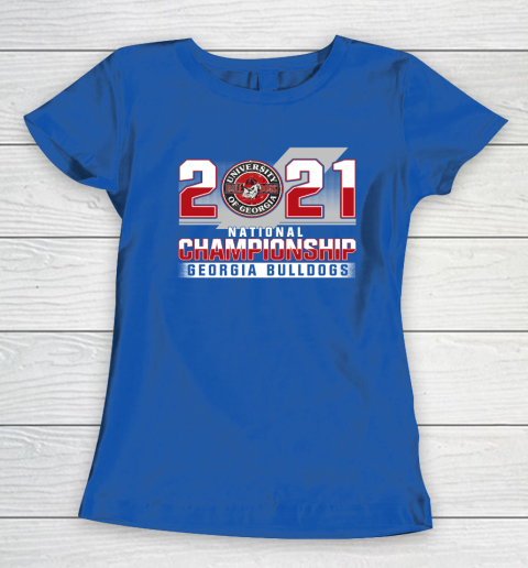 Georgia Bulldogs Championships 2021 Women's T-Shirt 14