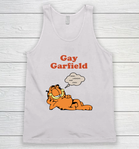 Gay Garfield Shirt Tank Top
