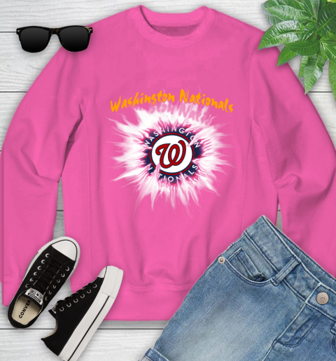 Washington Nationals MLB Baseball Adoring Fan Rip Sports Youth Sweatshirt 6