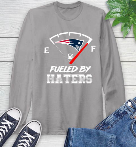 New England Patriots NFL Football Fueled By Haters Sports Long Sleeve T-Shirt 6