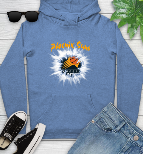 Phoenix Suns NBA Basketball Rip Sports Youth Hoodie 13