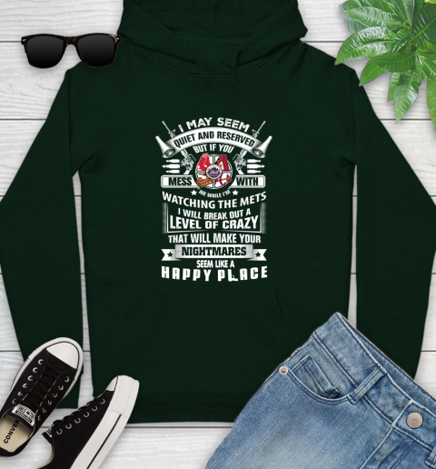New York Mets MLB Baseball Don't Mess With Me While I'm Watching My Team Sports Youth Hoodie 14