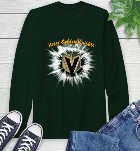 Vegas Golden Knights NHL Hockey Adoring Fan Rip Sports Long Sleeve T-Shirt 7