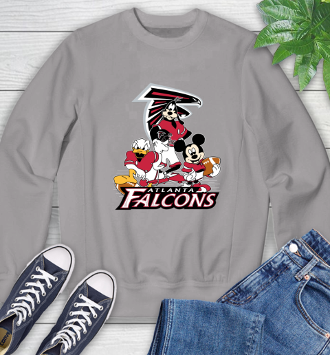 NFL Atlanta Falcons Mickey Mouse Donald Duck Goofy Football Shirt Sweatshirt 5
