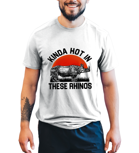 Ace Ventura Pet Detective T Shirt, Rhinos T Shirt, Kinda Hot In These Rhinos Tshirt