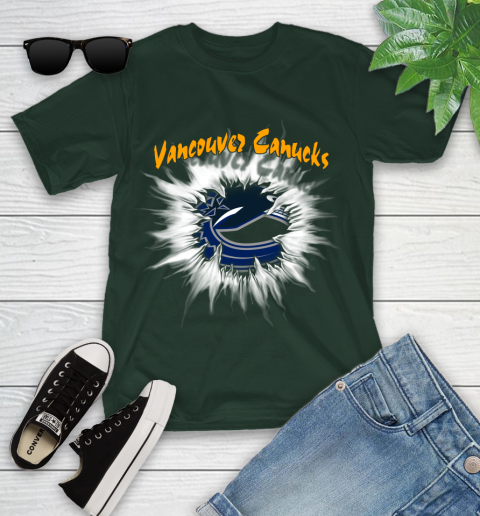 Vancouver Canucks NHL Hockey Adoring Fan Rip Sports Youth T-Shirt 5