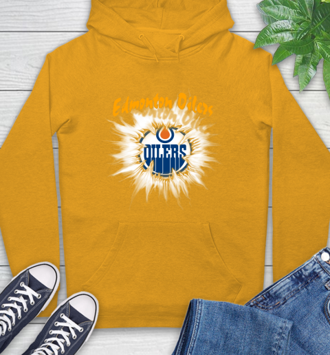 Edmonton Oilers NHL Hockey Adoring Fan Rip Sports Hoodie 2