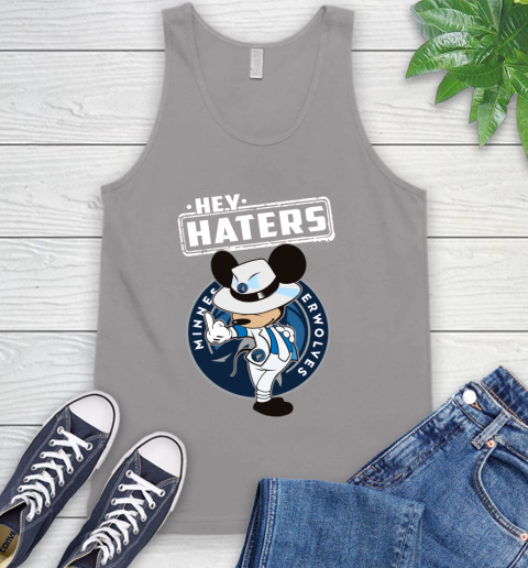 NBA Hey Haters Mickey Basketball Sports Minnesota Timberwolves Tank Top 3