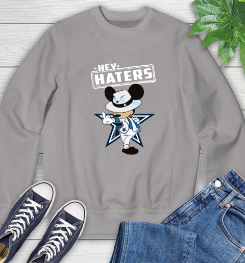 NFL Hey Haters Mickey Football Sports Dallas Cowboys Sweatshirt 5