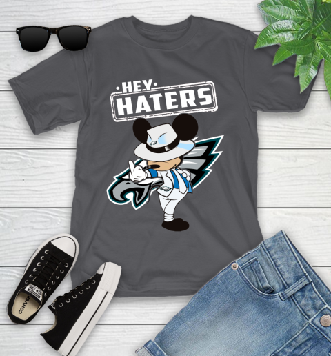 NFL Hey Haters Mickey Football Sports Philadelphia Eagles Youth T-Shirt 6