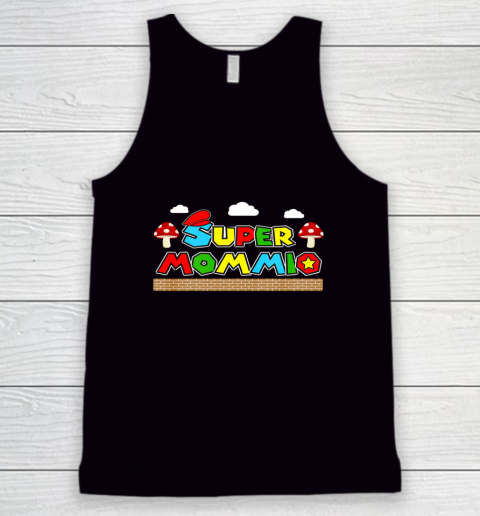 Super Mommio Funny Mom Mother Gaming Video Game Lovers Funny Tank Top