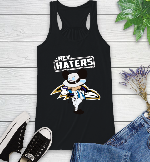 NFL Hey Haters Mickey Football Sports Baltimore Ravens Racerback Tank