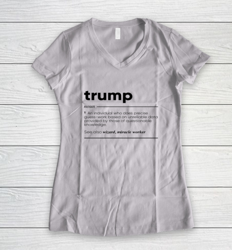 Trump Funny Definition Women's V-Neck T-Shirt