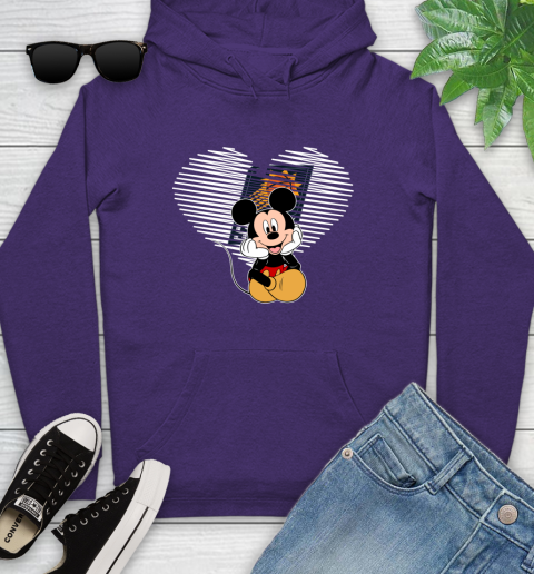 NBA Phoenix Suns The Heart Mickey Mouse Disney Basketball Youth Hoodie 5