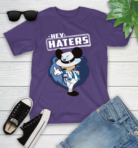 NBA Hey Haters Mickey Basketball Sports Memphis Grizzlies Youth T-Shirt 3